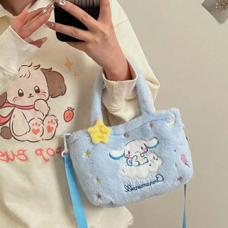 Sanrio HelloKitty My Melody Kuromi lindo personaje de Anime Kawaii bolso de hombro de mercancía bolso de hombro de dibujos animados creativo de alto valor