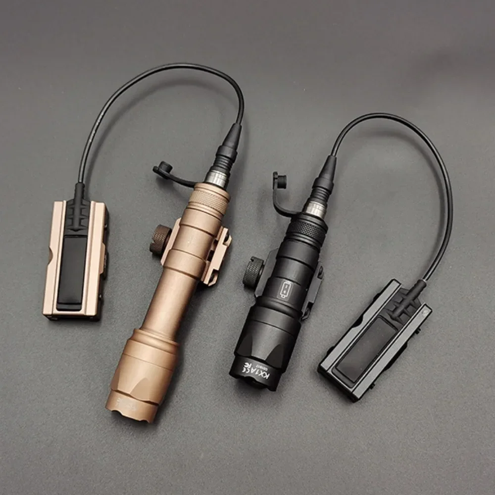 M300A M600C Tactical LED Flashlight AR15 HK416 M4 Hunting Scout Rifle Gun Weapon Gun Light for Outdoor Hunting Fit 20MM Rail