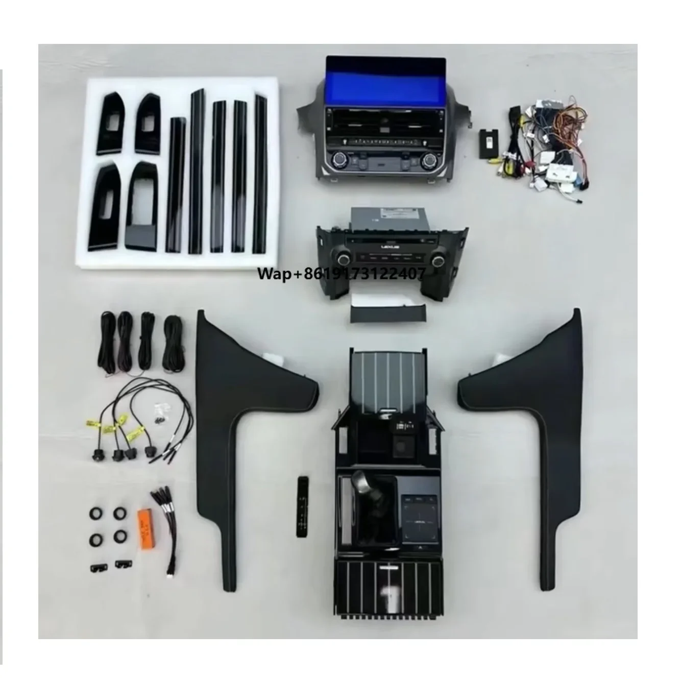 High Quality Auto Parts Interior Modification Kit Old to New for GX460 2010-2020 Upgrade Keep the Original Car CD
