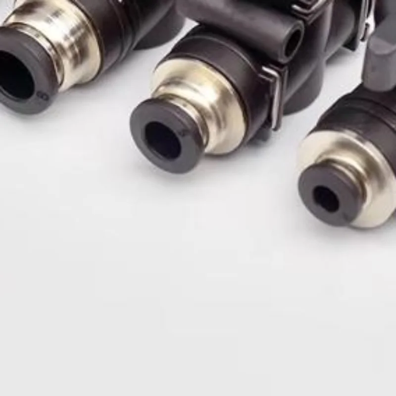 Pneumatic Push In Quick Fitting Hand Valve BUC 04/06/08/10/12 Long Lasting for Automation Production Line Air Pipe
