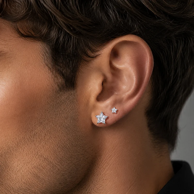 12/15/20 Paar Kristall-Ohrstecker-Set für Damen und Herren, Funkelnde Zirkon-Ohrringe, Verschiedene Stile, Minimalistischer Zierlicher Ohrschmuck – Detail 12