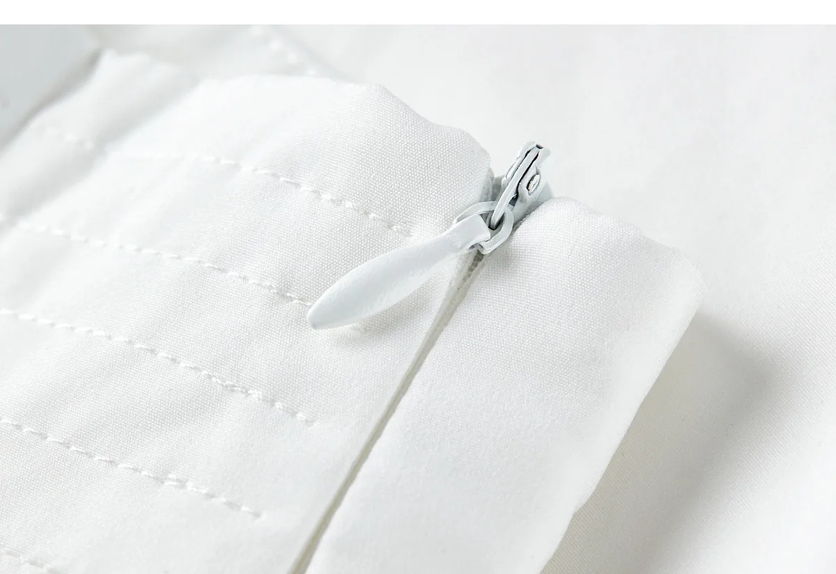 SENTUBILA Minimalistischer Pendler-Midirock mit elastischem Bund und Taschen, A-Linie, Damen, Sommer, neu, lässig, locker geschnitten, 162QG6284 – Detail 33