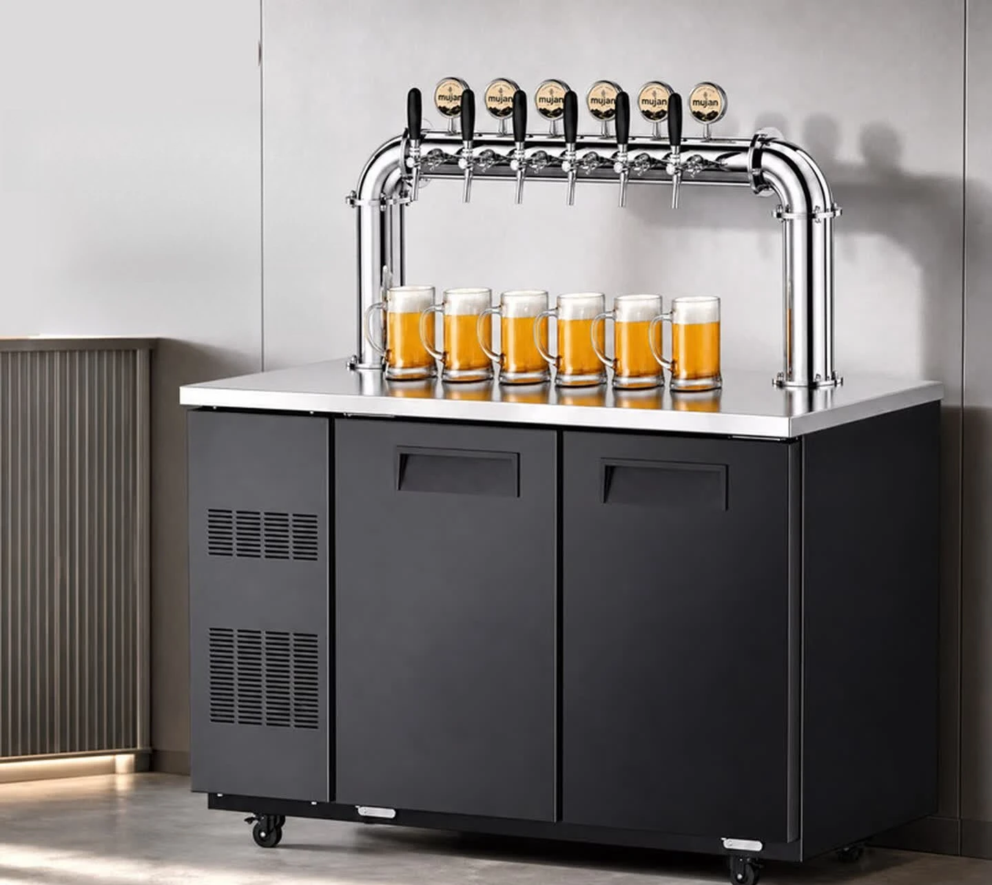 Air-cooled beer machine, commercial craft beer equipment all-in-one machine