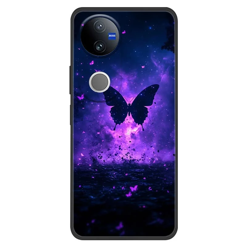 ل VIVO V50 5G V50 لايت النسخة العالمية حافظة فاخرة الهاتف السيليكون واقية الغطاء الخلفي ل VIVO V50 حالات للصدمات كابا شل #5