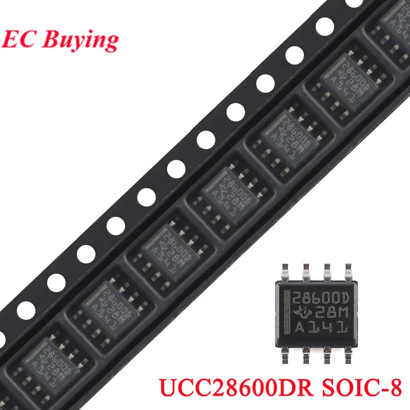 5pcslot UCC28600 28600D 28600DR UCC28600DR SOIC-8 Quasi-resonant Flyback Green-mode Controller Chip IC Integrated Circuit