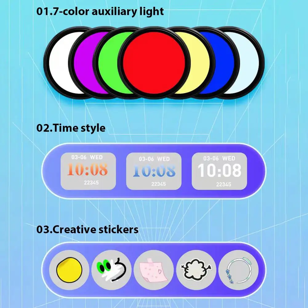 

Электронный значок-дисплей в стиле аниме, динамический электронный значок, аниме-товары, цифровой значок-дисплей, динамический подарок для фанатов аниме Frie O9V1
