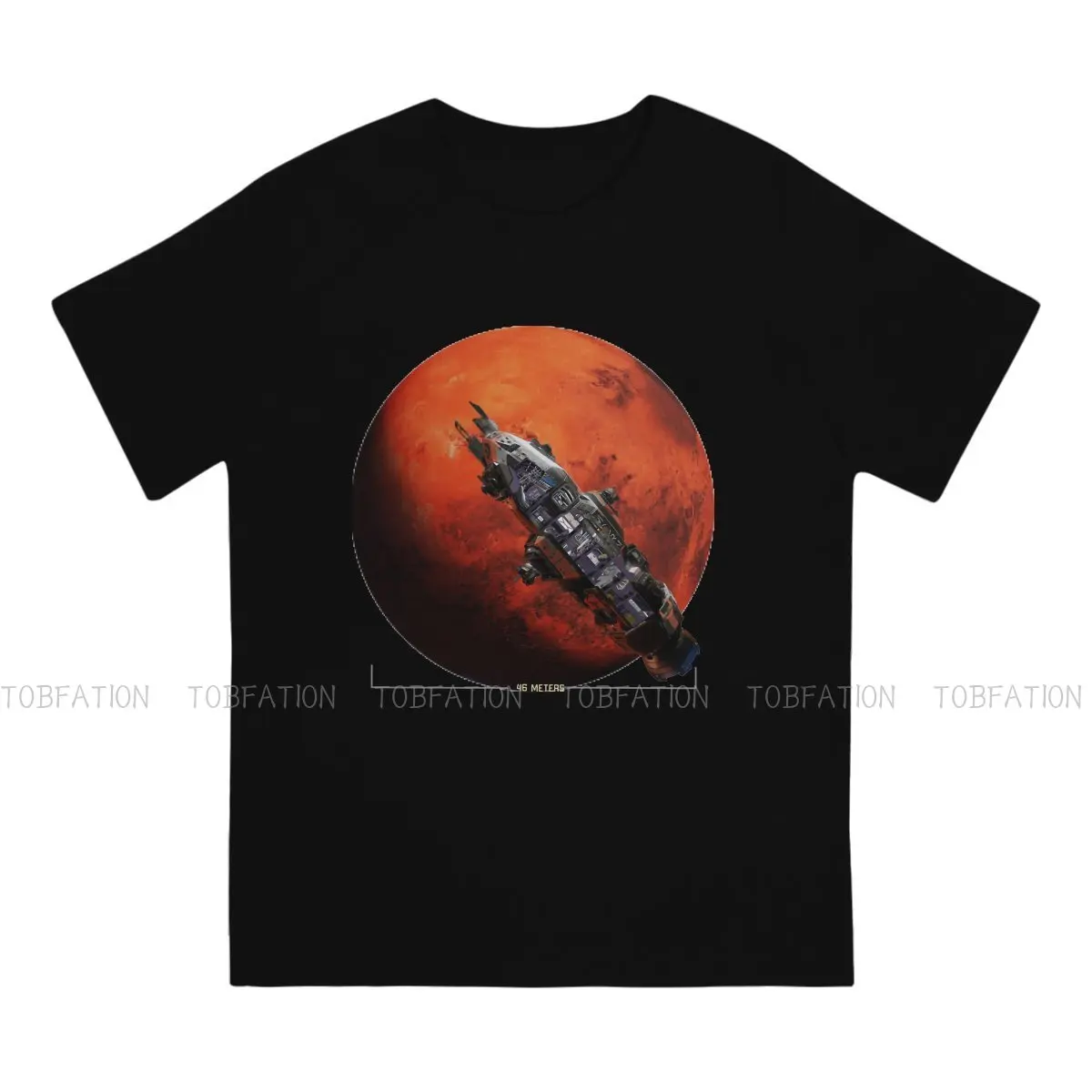 The Expanse Film Rocinante Ship Space Mars Planet T Shirt Classic Punk Summer Loose Cotton Men\'s Clothing Harajuku O-Neck TShirt