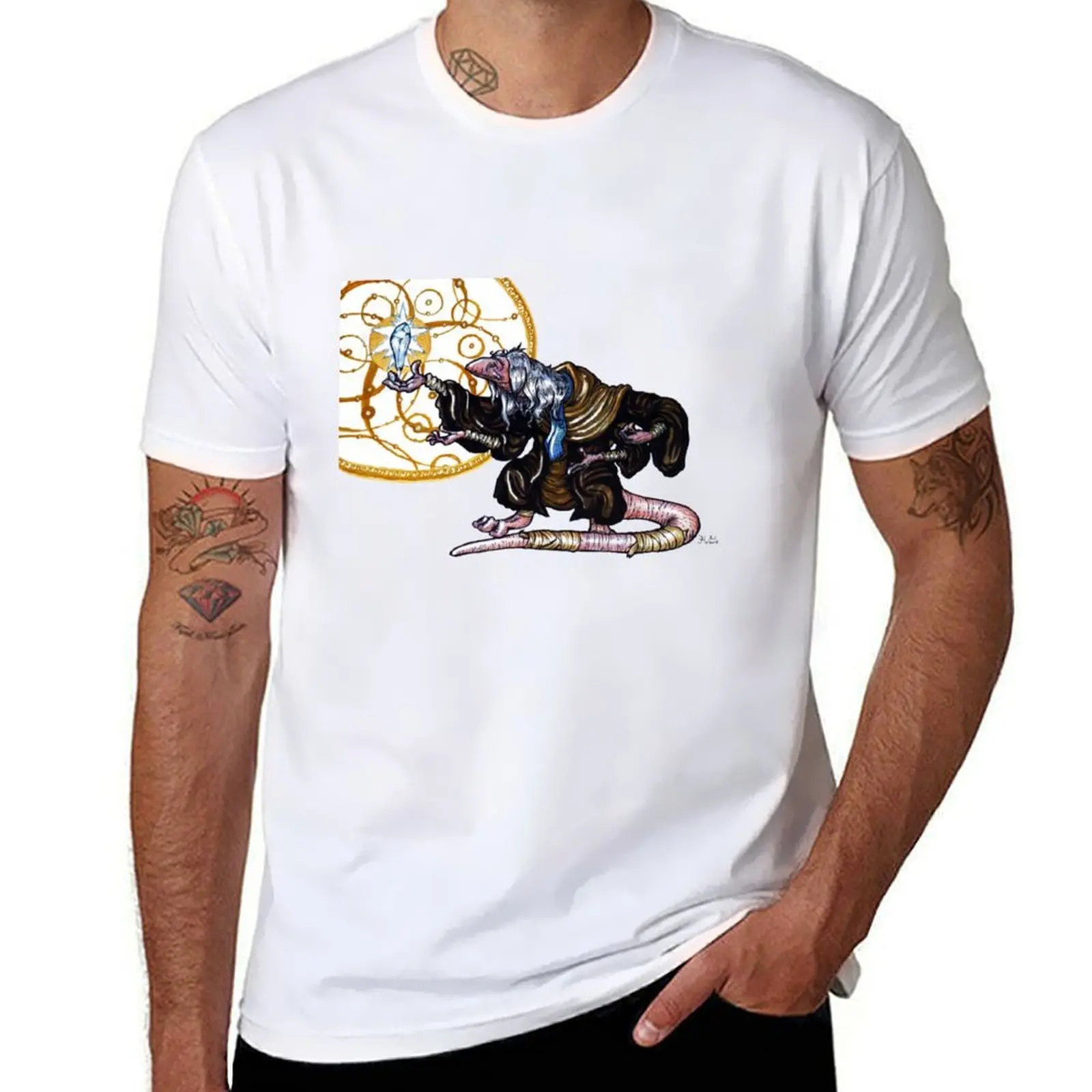 

Mystic T-Shirt man graphic t shirt black cotton t-shirt plain for man package T-Shirt
