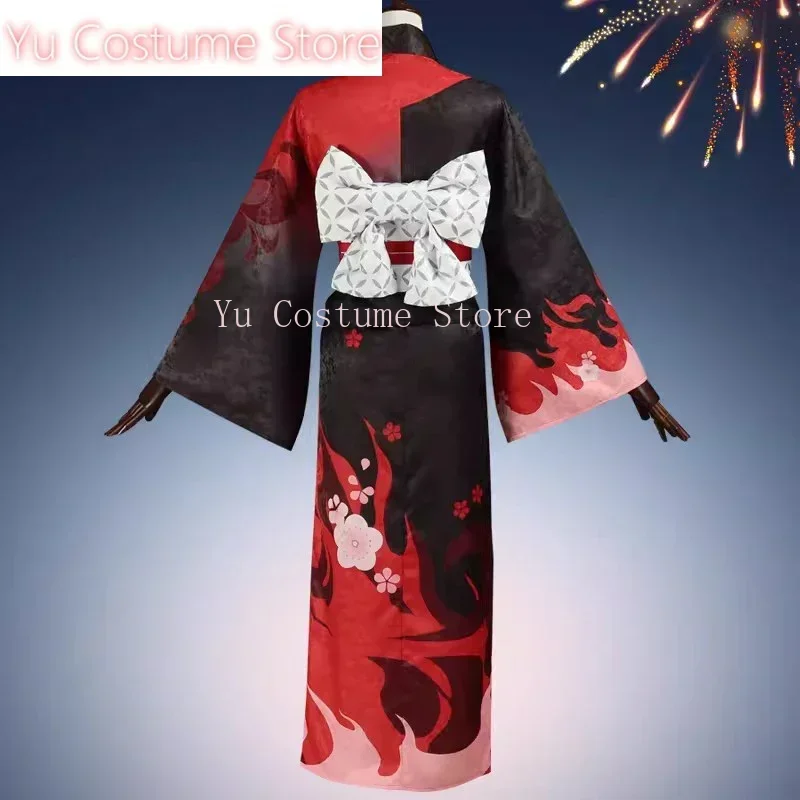 

Genshin Impact Hanyuuda Chizuru Kimono Women Cosplay Costume Cos Game Anime Party Uniform Hallowen Play Role Clothes Clothing