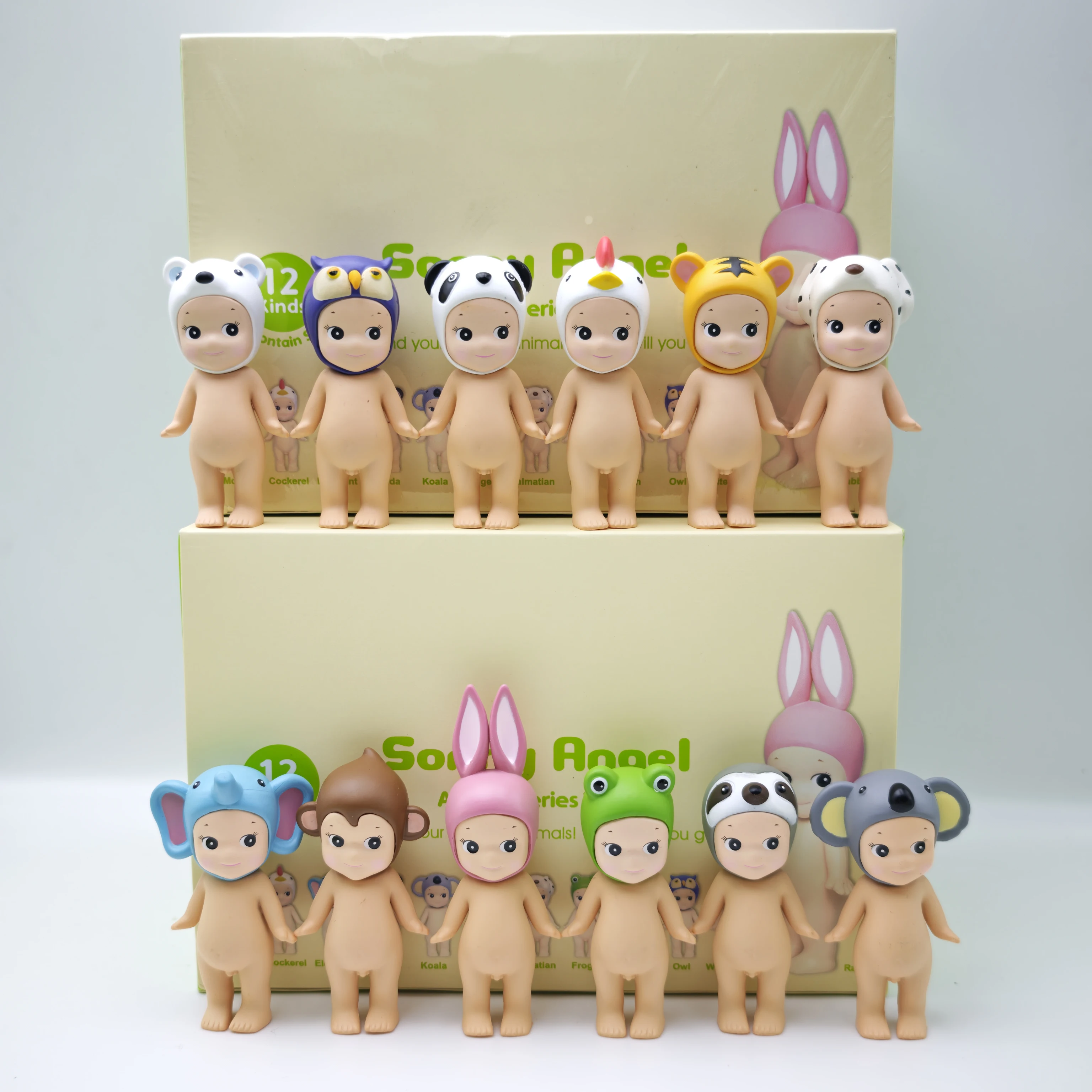 Niedliche Sonny Blind Box Spielzeuge Tierserie Ver.1 Anime Mini-Actionfigur Süße Puppen-Ornamente Sammlung Geburtstags- und Weihnachtsgeschenke