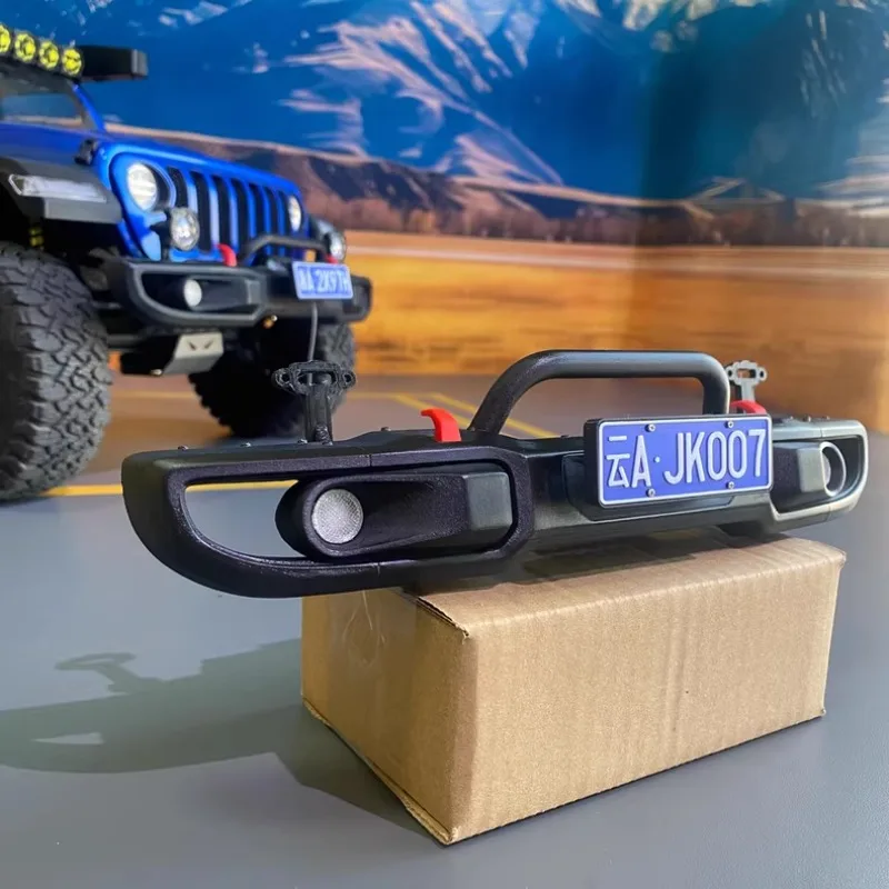 

RLAARLO MK07 JK07 1/7 RC Crawler Classic Wrangler Style Front Bumper ABS Material RC Car Upgrade Parts Accessories