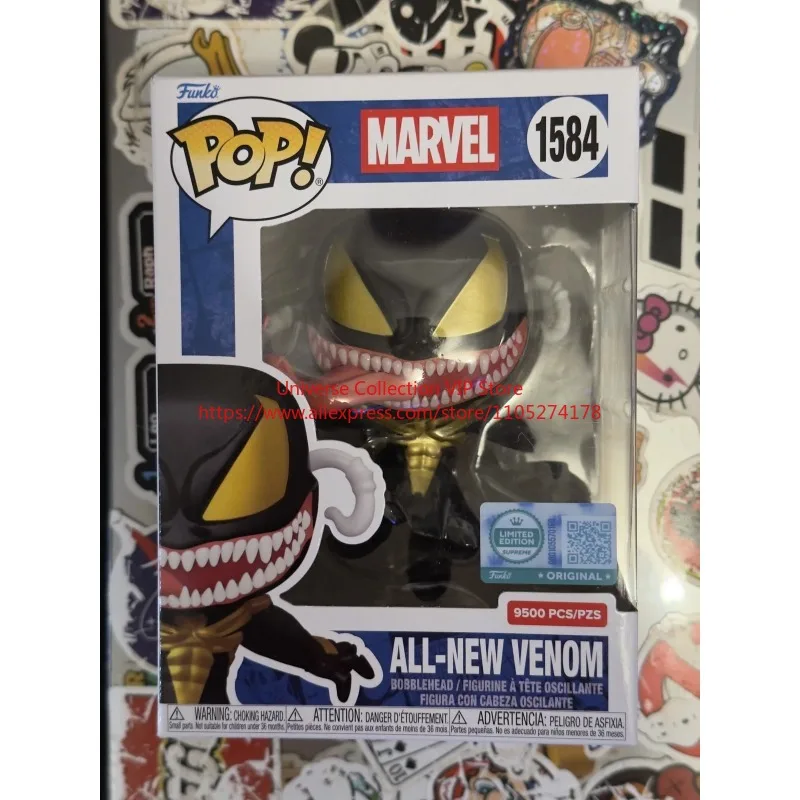 Funko Pop Marvel All New Venom 1584 Supreme Exclusive Limited 9500 Juguete Coleccionable Regalo para Coleccionistas de Marvel