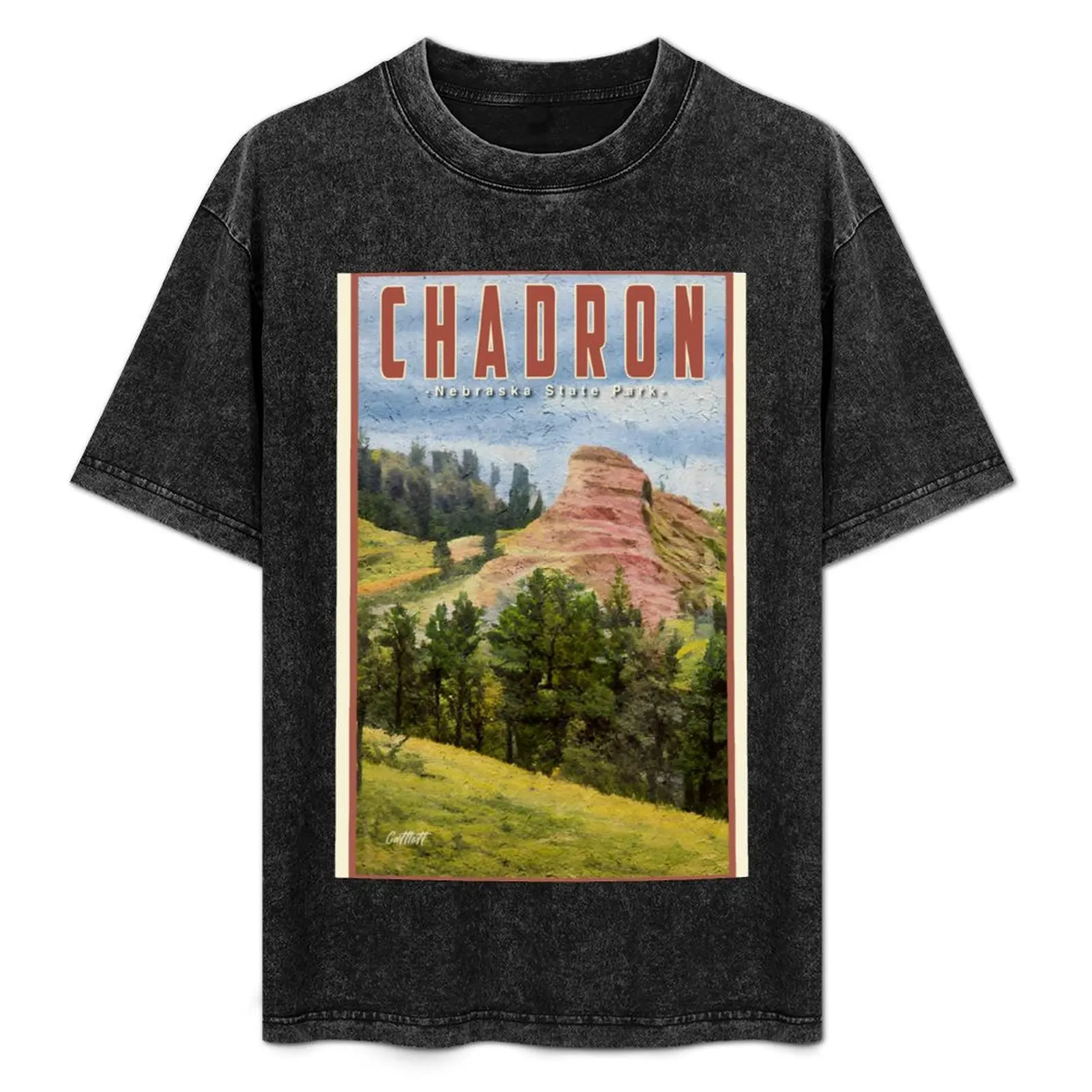 Camiseta Midwest V2 Travel Nebraska Chadron State Park Nebraska, camiseta cómoda de tela elástica