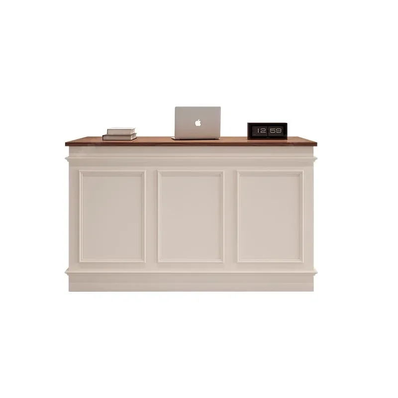 

Simple checkout page Clothing store White bar Small medical beauty front desk Nordic counter Beauty salon Reception desk Customi