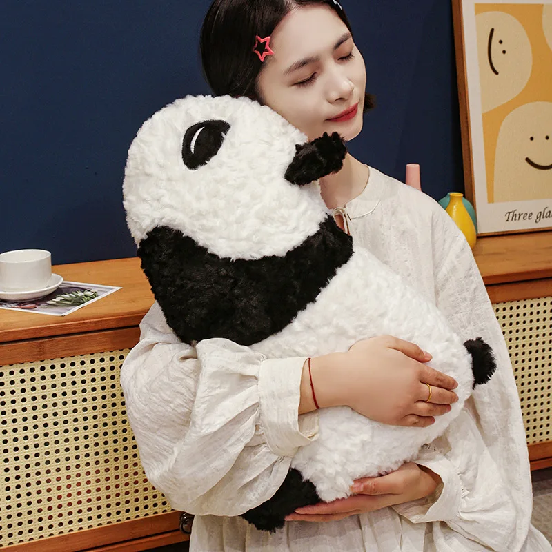 

Мягкая милая подушка с пандой, офисный домашний декор, забавный подарок на день рождения, можно стирать в машине, высокое качество