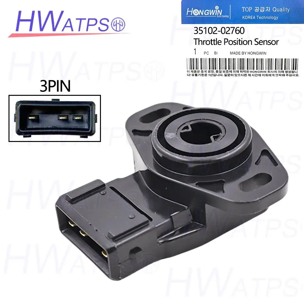 

Throttle Position Sensor 35102-02760 For HYUNDAI ATOS 1998-2010 3510202760