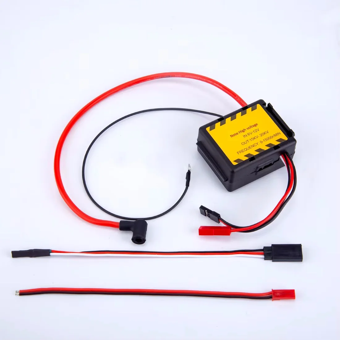 CDI High Pressure Pulse Igniter with Two Fire Head Caps for Gasoline Engine Model Igniter