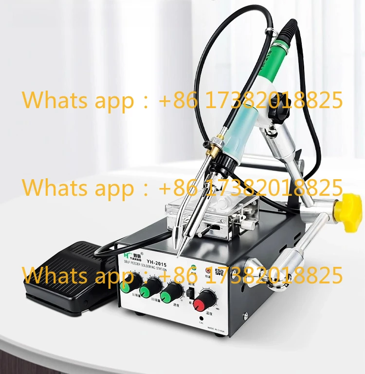 Automatic soldering machine, industrial grade small soldering machine, foot operated tin dispensing soldering machine