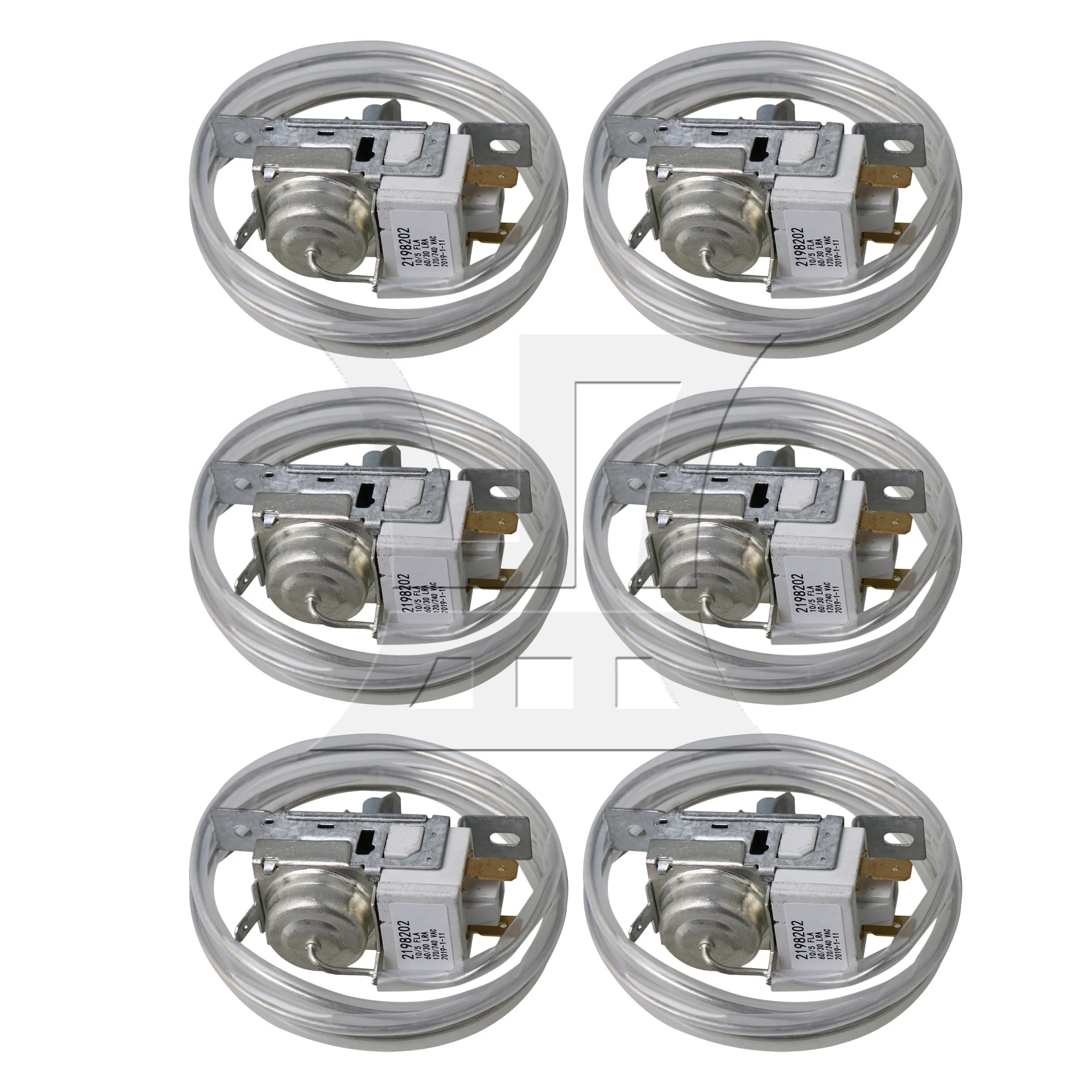 

BQLZR 6 Pcs Freezer Thermostat Replacement for Whirlpool AP6006166 1110552