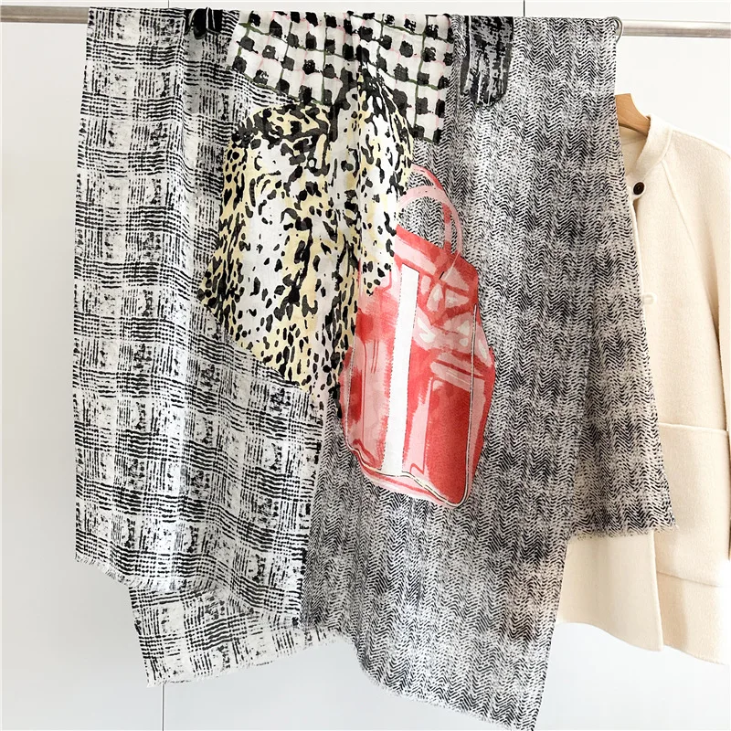 Long Tassels Cashmere Luxury Designers Brands Shawls Ring Pashmina Women Large Neck Accessories Lover Gift 200CM 100CM