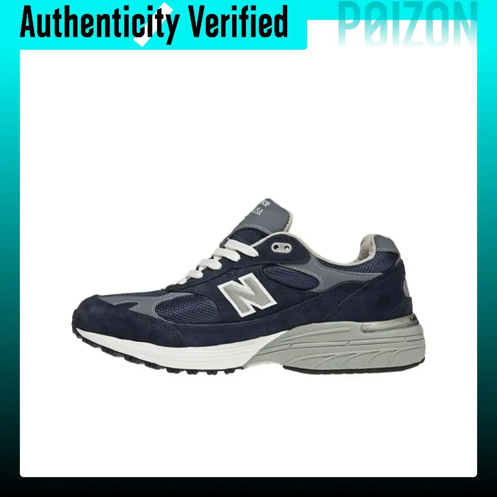 New Balance NB 993 Comfortable Low top Casual City Commuting Running Shoes Men's Navy Blue MR993NV
