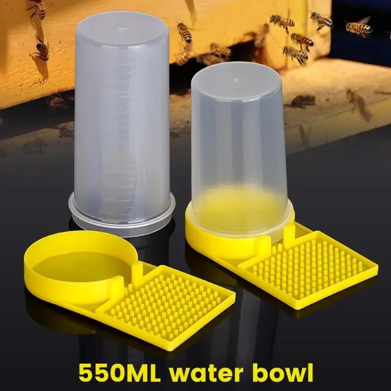 1pc Bee Feeder High-Capacity Bee Waterer Bee Drinking Water Point Type Water Feeder Beekeeping Honey Feeders Watering Tools