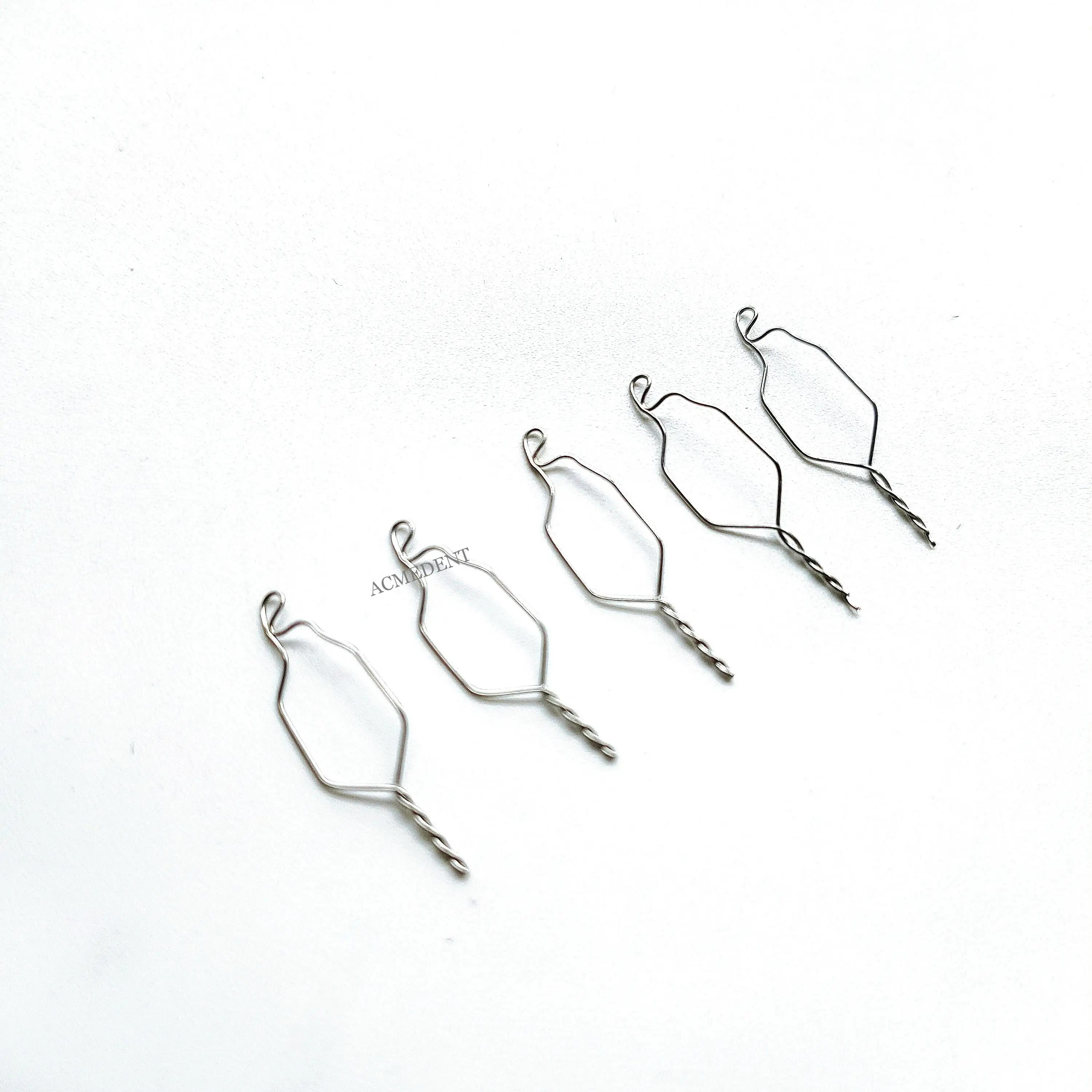 10pack Dental Orthodontic Kobayashi Ligature Wires High Quality Metal Ligatures Stainless Steel Orthodontic