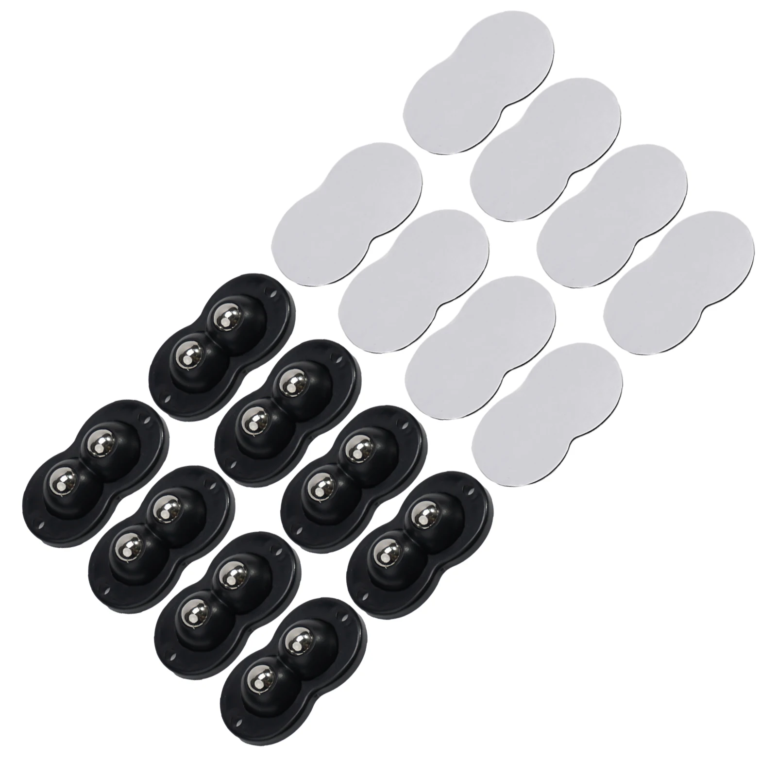 Double Bead Wheels Furniture Rollers Furniture Moving No Rust Smooth And Quiet Strong Adhesion 360 Degree Rotation