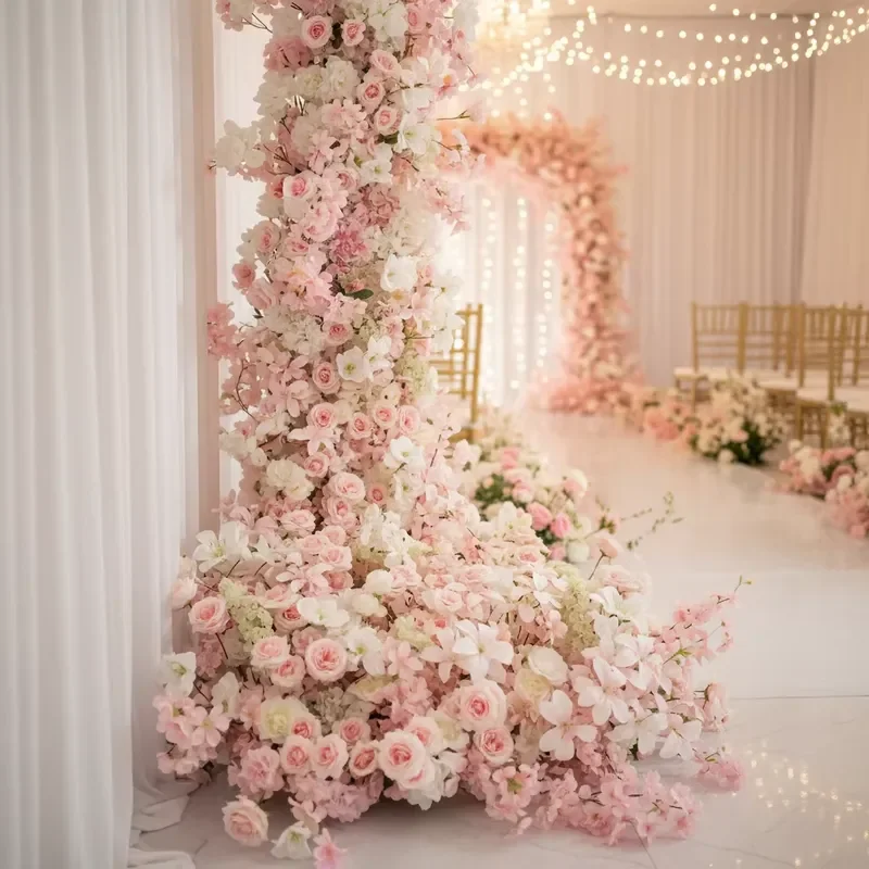 for Wholesale Custom Handmade Plastic Artificial Flowers Realistic Mixed Roses Natural Style