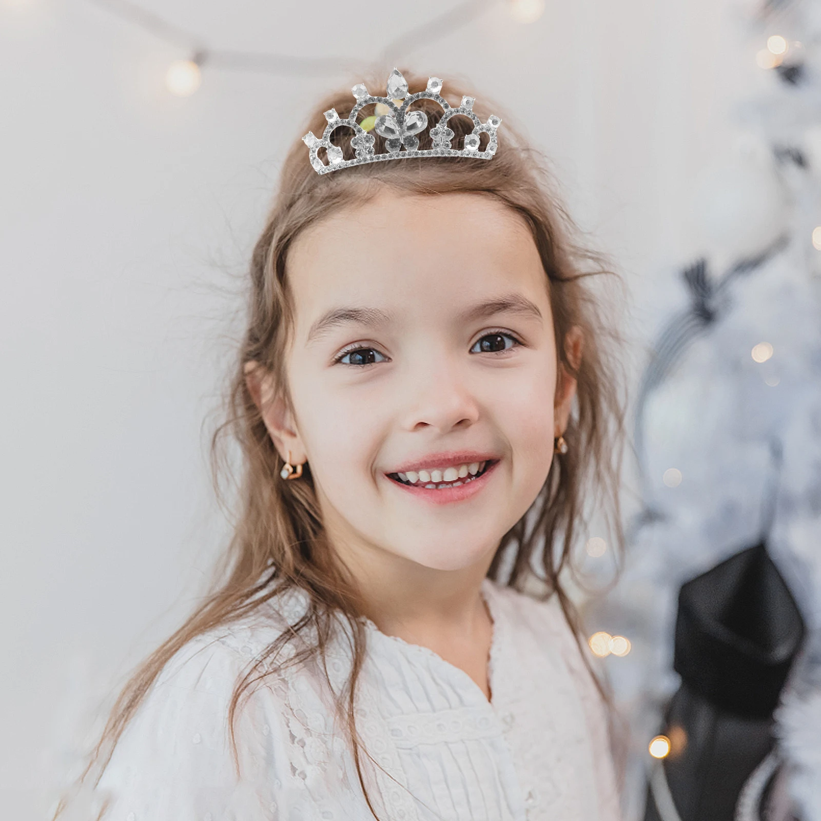 

Mini Crown Comb Princess Headband Kids Birthday Rhinestone Hair Accessories for Girls