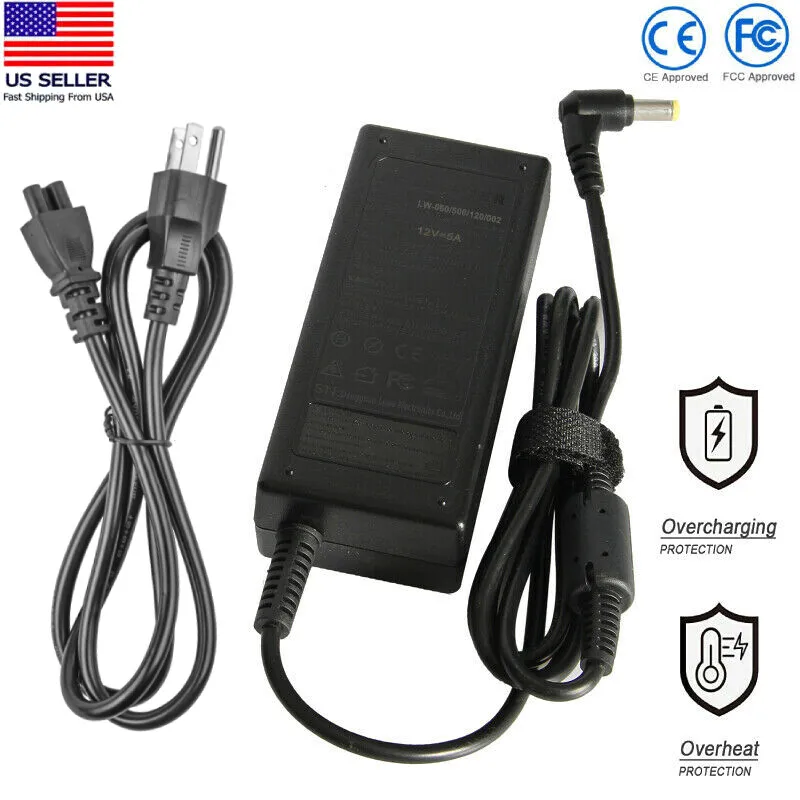 

iMAX Charger EC6 B5 B6 Power Supply Adapter AC/ DC Charger 12V 5A 5.5*2.5mm