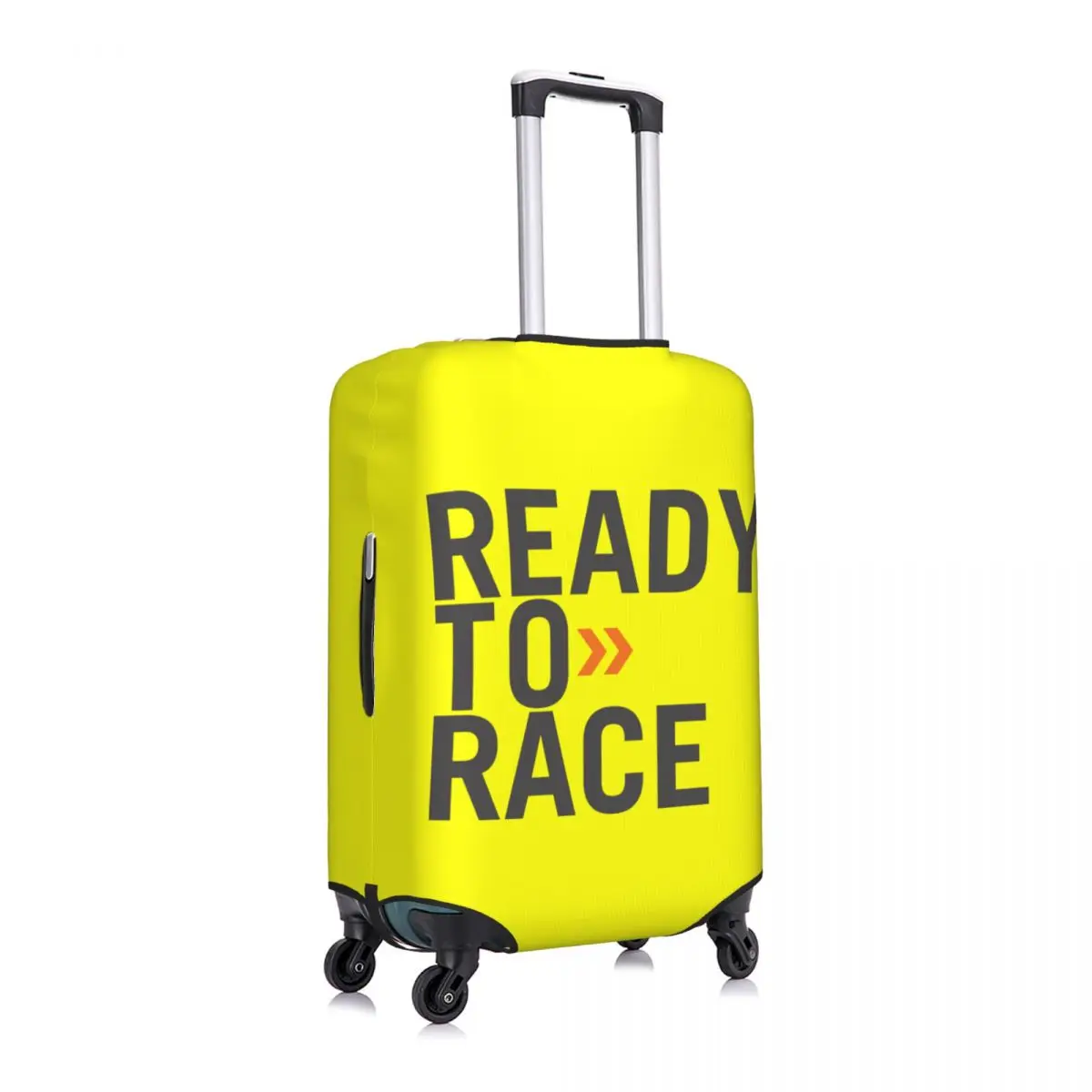 Custom Ready To Race Luggage Cover Fashion Motorcycle Rider Racing Sport Suitcase Protector Covers Suit For 18-32 inch