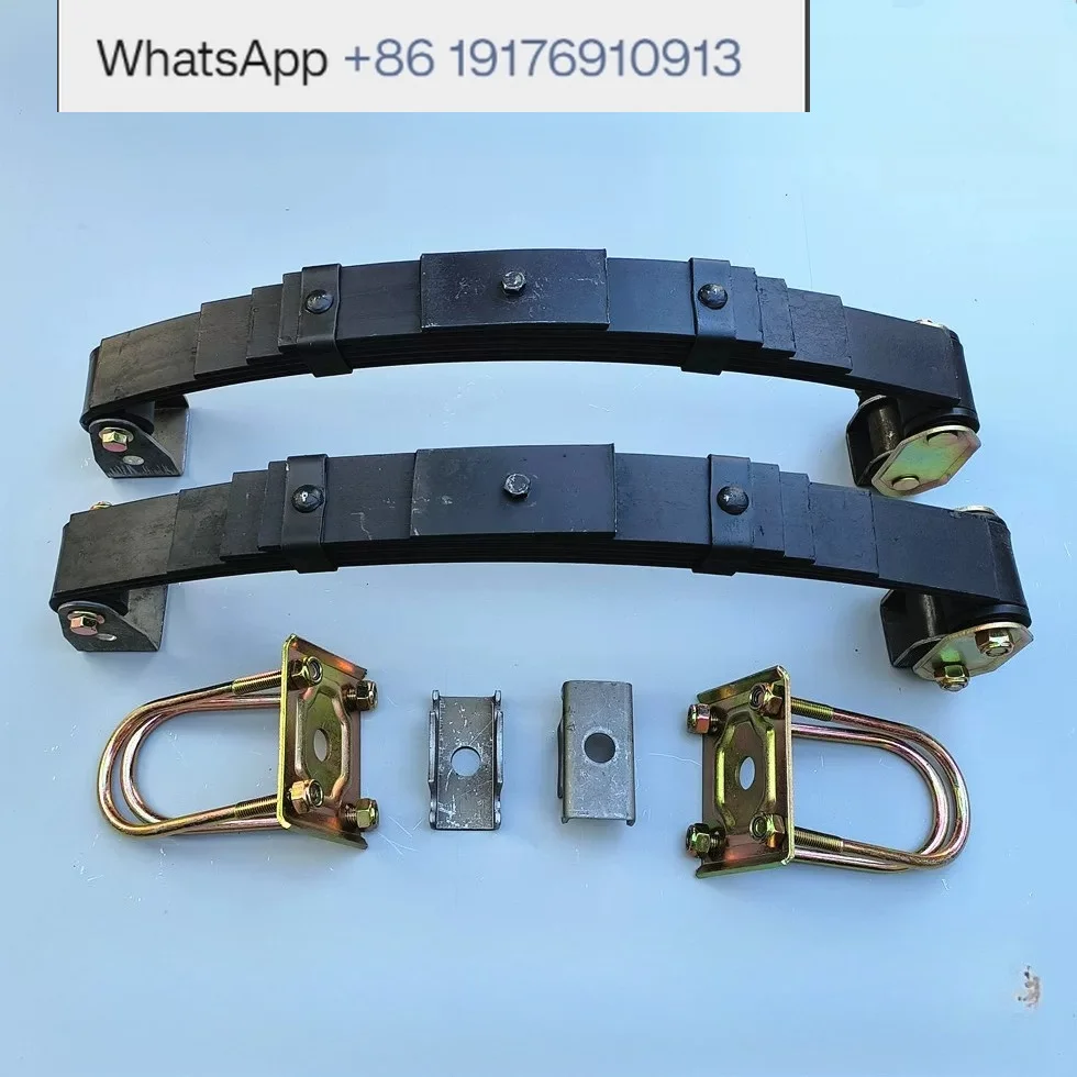 trailer-leaf-spring-modified-three-wheel-four-wheel-trailer-flat-car-03~-2t-chassis-installation-accessories-axle-bow