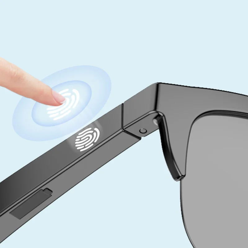 Xiaomi MIJIA Occhiali da sole intelligenti Occhiali Chiamata Bluetooth Cuffie sportive all'aria aperta HIFI Luce blu Impermeabile Anti-UV per donna Uomo