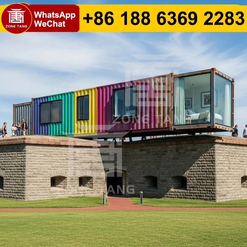 Customize Design New Mobile Homes Luxury Modern Factory Custom Modular House Pre Fabricated Prefabricated Holiday Home Low-Cost