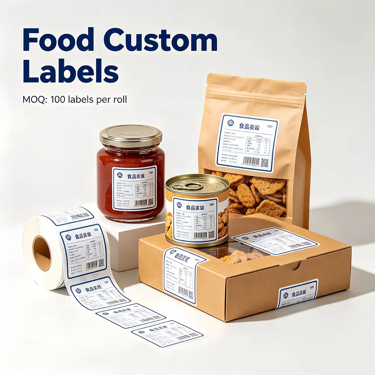 Custom Printed Roll Labels: Design Your Own Logo, Thank You stickers, Packaging Sealing Labels - Fully Customizable view 6