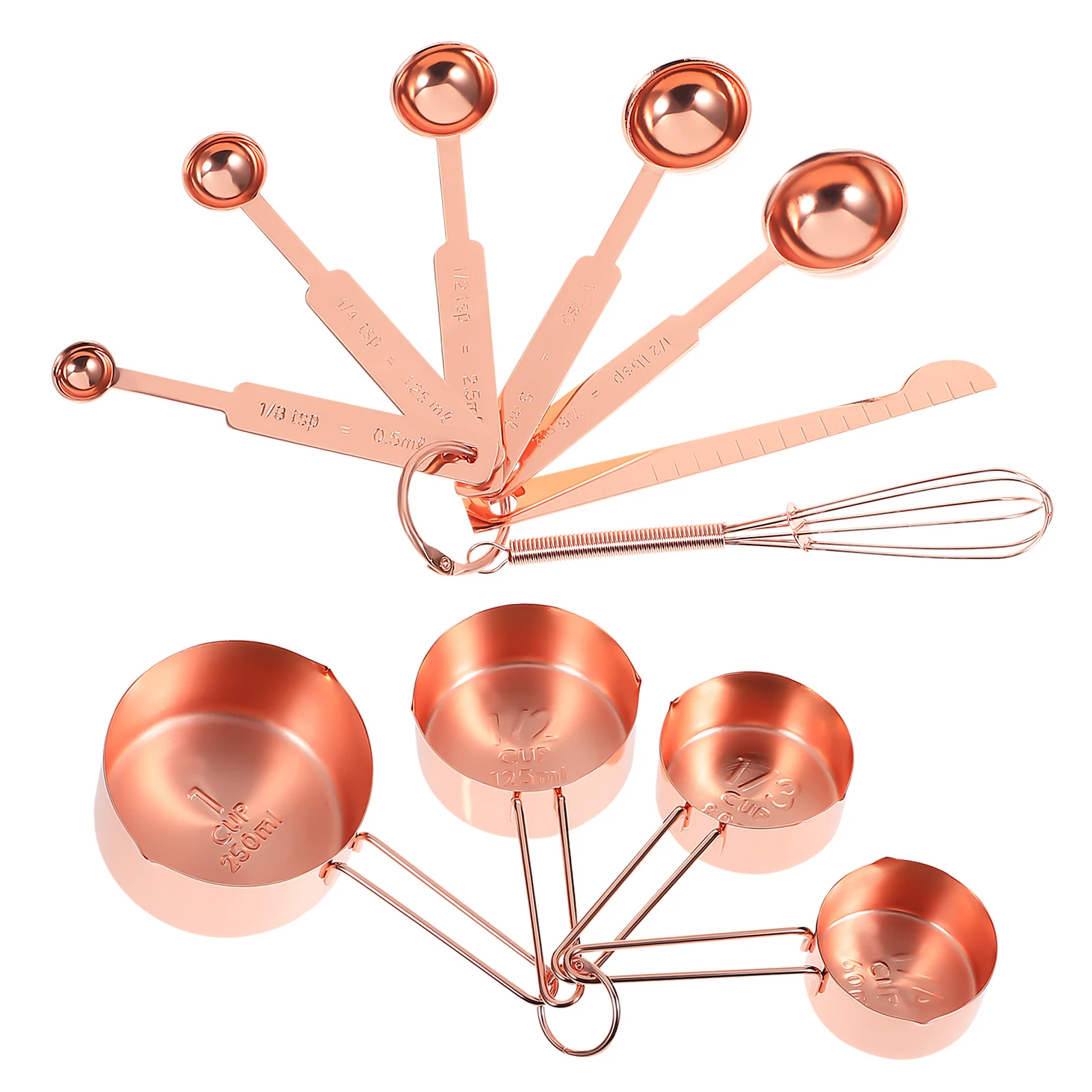 

Baking Measuring Cups Spoons 430 Stainless Steel Kitchen Tools Small Measure Liquid Seasonings Flour Practical Set