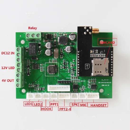 Telephone PCB, 4G access system Circuit Board