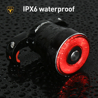 ANTUSI Q5 Bicycle Smart Auto Brake Sensing Rear Light IPX6 Waterproof LED Cycling Taillight Type-C Charging Bike Accessories