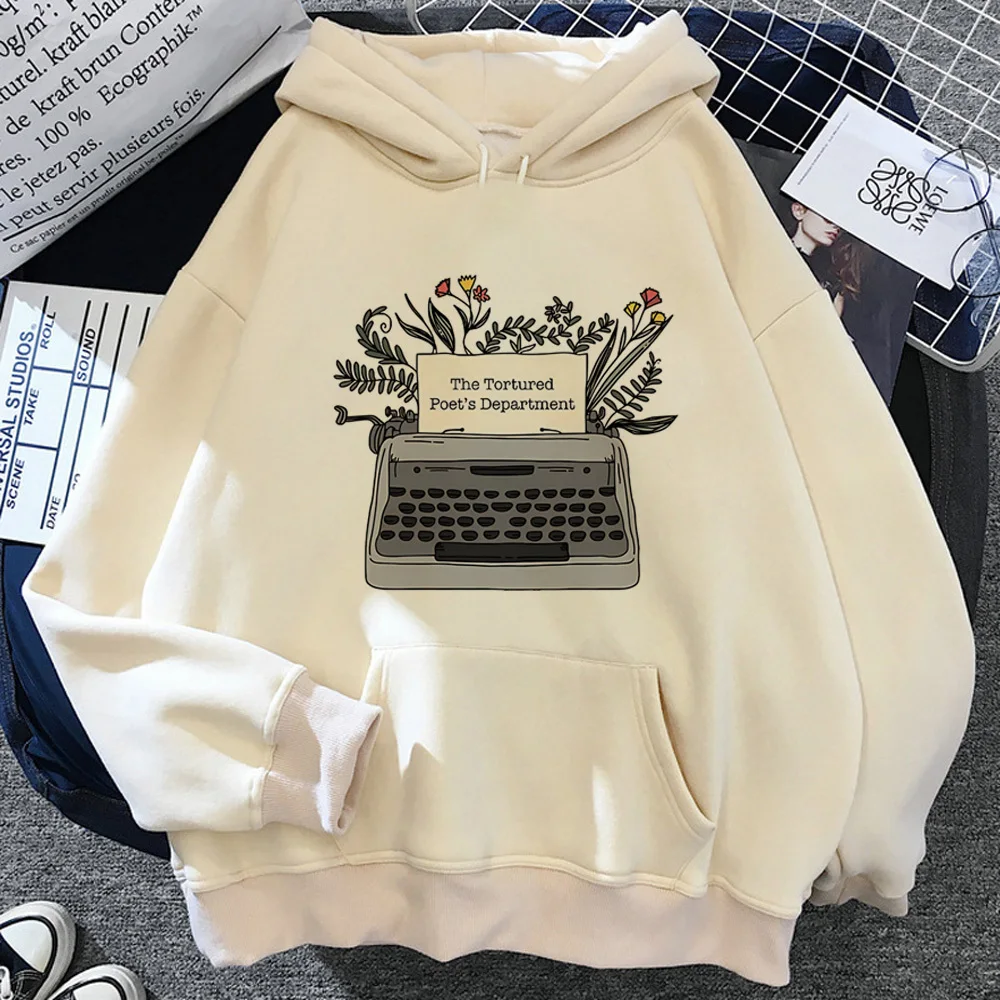 Ttpd hoodies women streetwear Fleece sweatshirts female japanese pulls