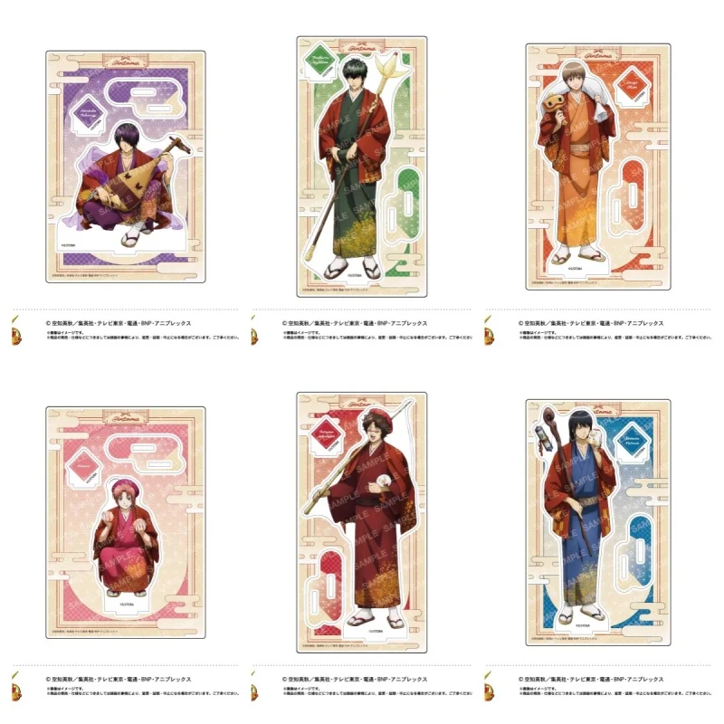Anime Gintama Sakata Gintoki Miniatures Manga Acrylic Stand Figure Bedroom decoration haracter merchandise