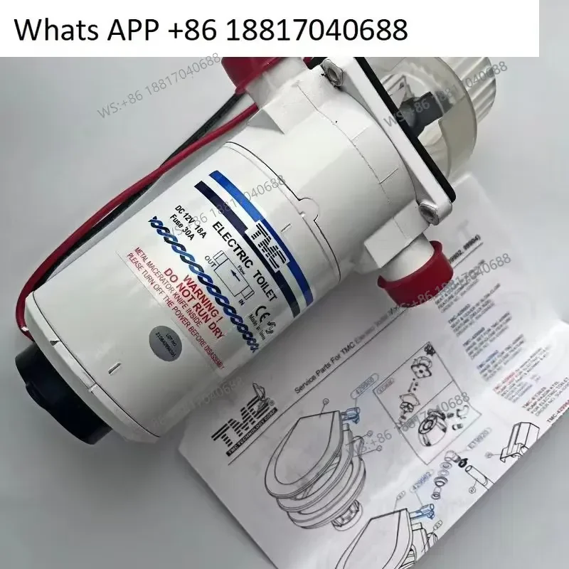 1PC for TMC Electric Yacht Boat Toilet Pump 12V 24V Marine Macerator Waste Water Motor Comminution Pump for RV Camper Van