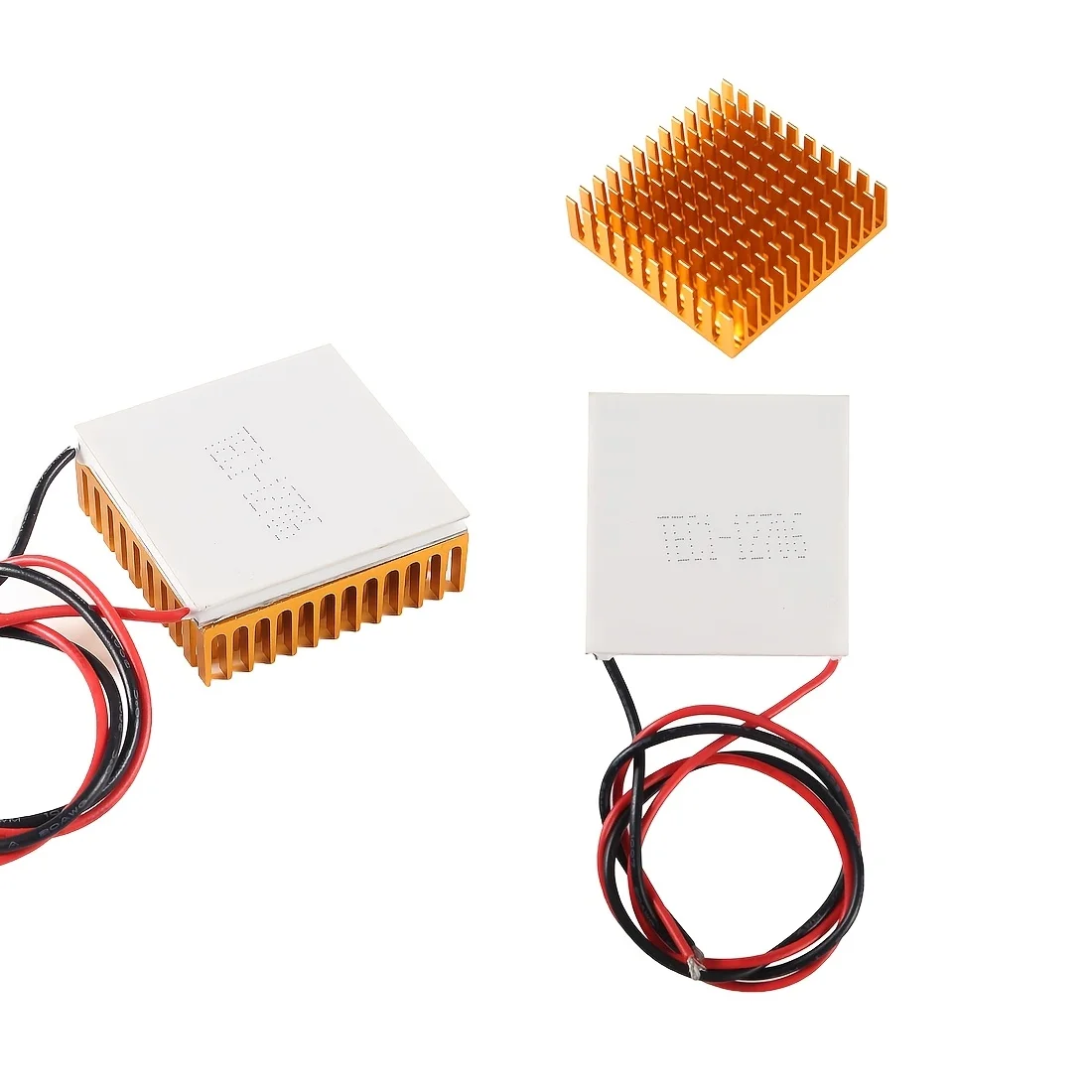 TEC1-12706 Heatsink Semiconductor Refrigeration Tablets 5.8A 12V 60W +40mm Heatsink Back Side Thermal Conductive Tape