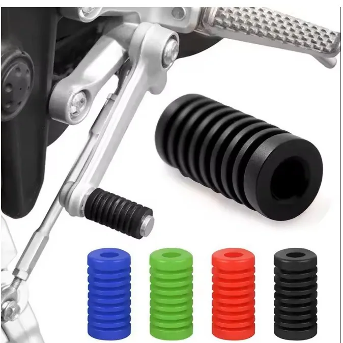 1 قطعة معدات الدرجات النارية العالمية رافعة تحول دواسة القدم وسادة غطاء مطاطي لياماها R1 R6 R7 MT09 لكاواساكي نينجا لهوندا #1