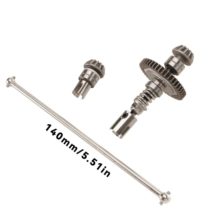 

ForWltoys 144001 144002 144010 124007 124017 Sliper Clutch Central Drive Shaft Adjustable Motor Mount Metal Steel Upgrade Parts