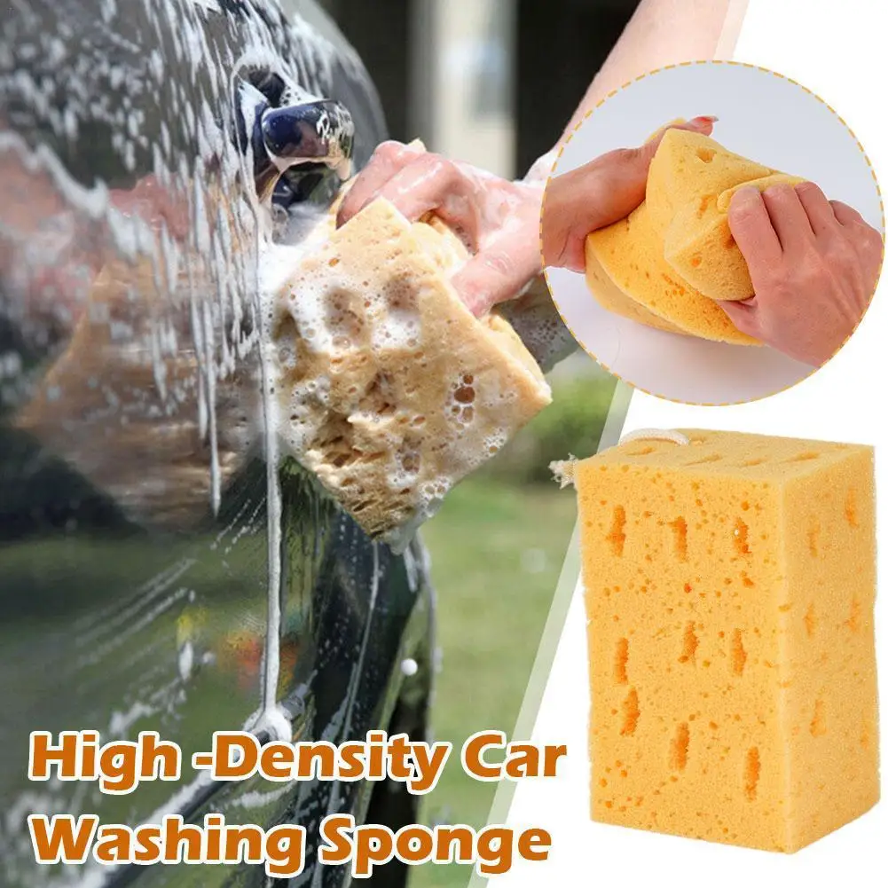 

1pcs Car Wash Sponge High-density Large Honeycomb Sponge Block Dusting Cleaning Waxing Car Washing Sponge Tools Accessories