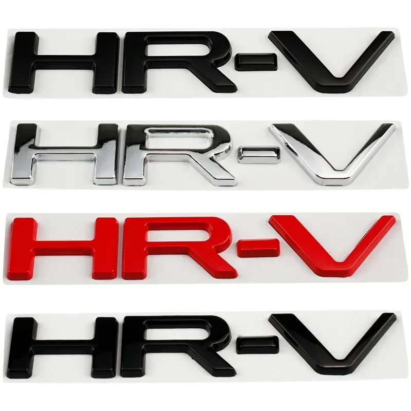 Calcomanías Metálicas para Autos, Adhesivos Decorativos para la Carrocería Lateral, Emblemas para Honda HR-V 2025 2017 2019 2020, Accesorios para el Maletero Trasero