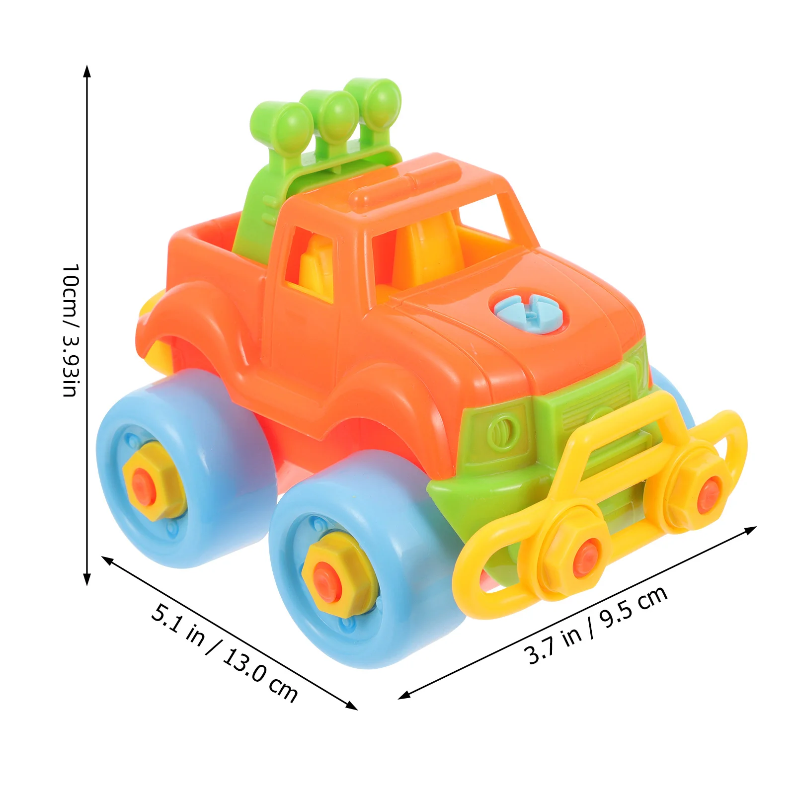 Detachable Toy Children’s Toys Vehicle Model Car Early Education Plastic Assembly Kids for Plaything Take Apart