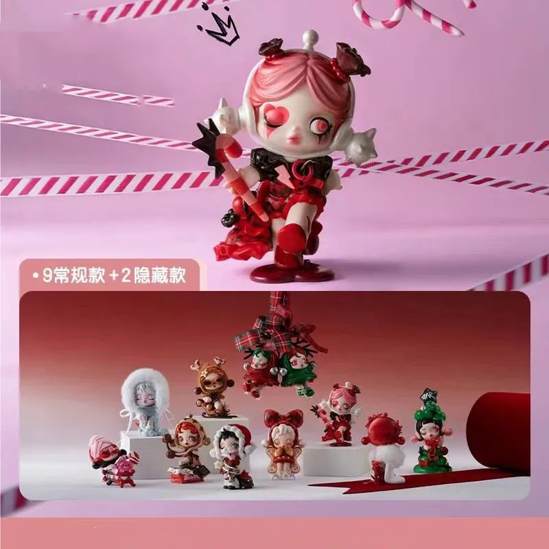 Original Skullpanda Christmas Wishing Series Blind Box Toys Model Confirm Style Cute Anime Figure Gift Surprise Box