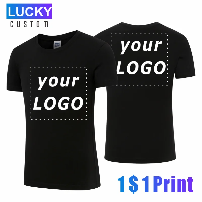 Summer New 100% Cotton Solid T Shirt Men Causal O-neck Basic T-shirt Male High Quality Classical Tops Printed Embroidered Logo